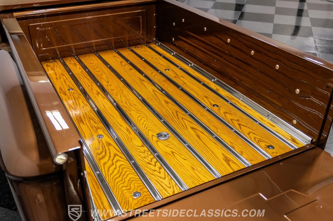 1955 Chevrolet 3100 Apache &amp; Custom Motorcycle Trailer