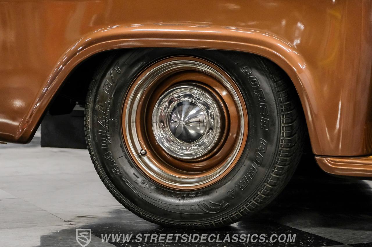 1955 Chevrolet 3100 Apache &amp; Custom Motorcycle Trailer