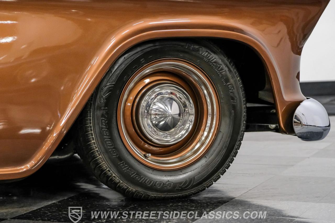 1955 Chevrolet 3100 Apache &amp; Custom Motorcycle Trailer