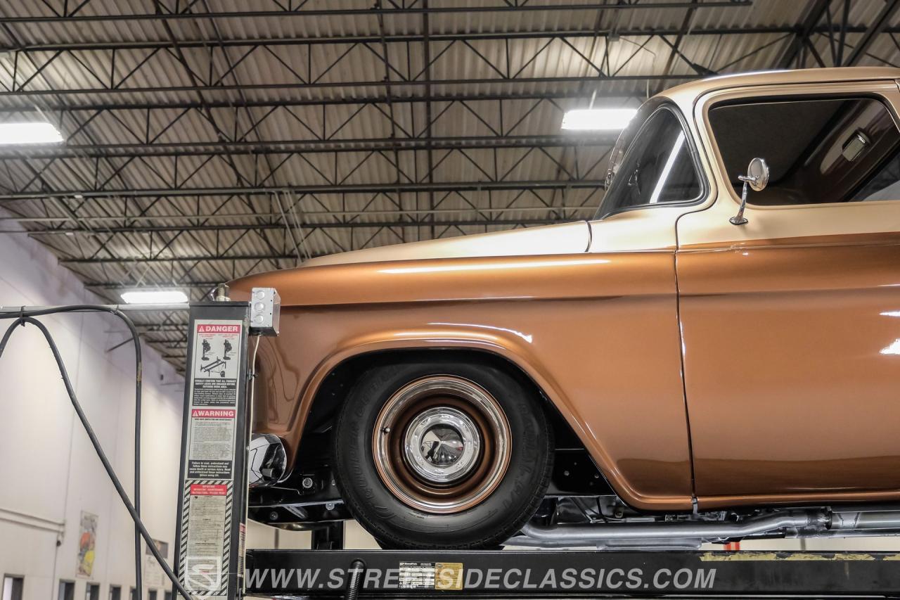 1955 Chevrolet 3100 Apache &amp; Custom Motorcycle Trailer