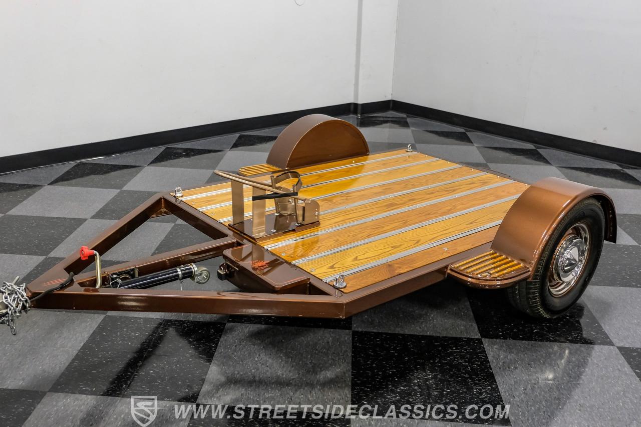 1955 Chevrolet 3100 Apache &amp; Custom Motorcycle Trailer