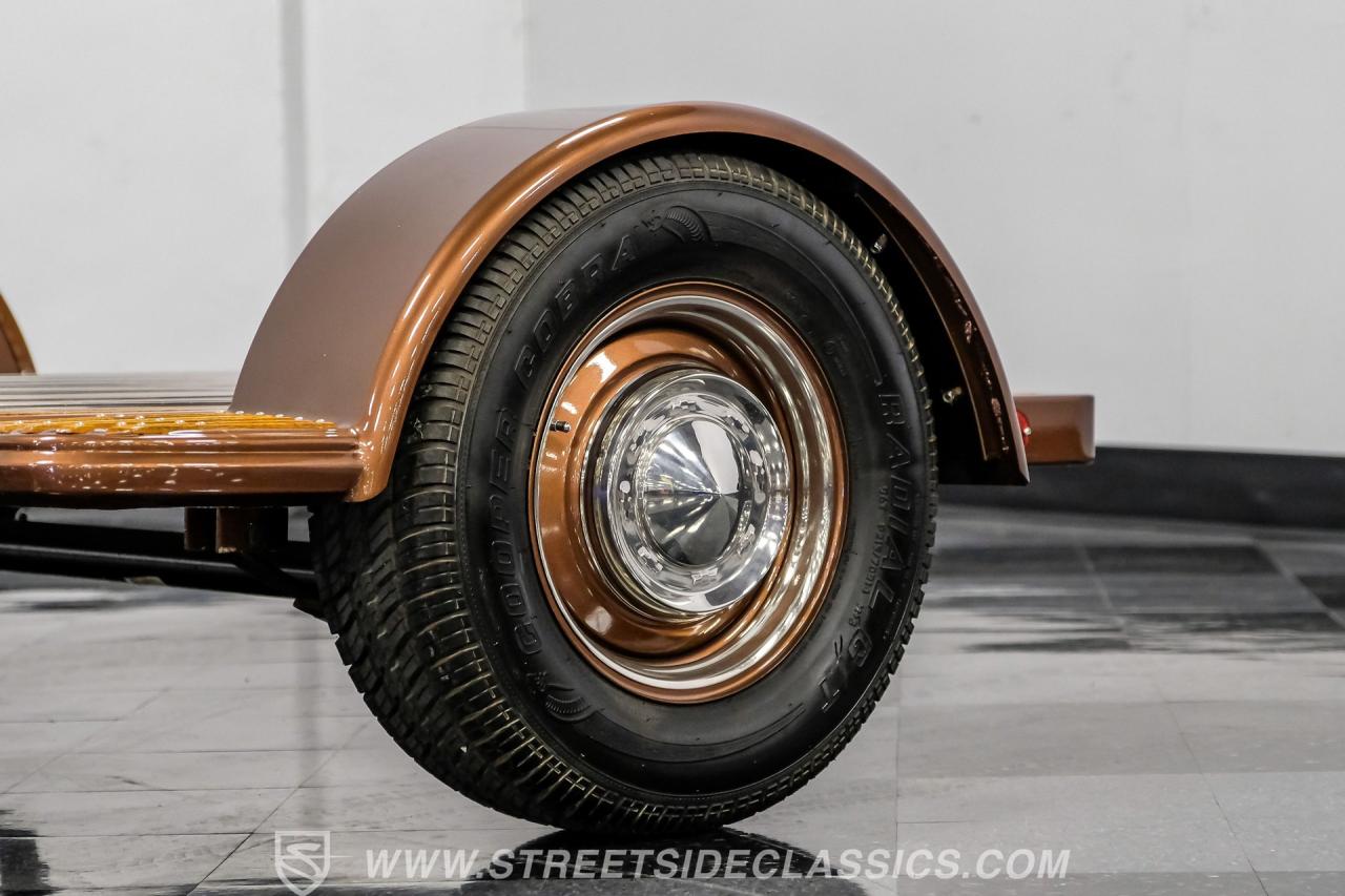 1955 Chevrolet 3100 Apache &amp; Custom Motorcycle Trailer