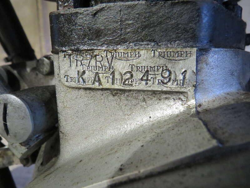 1980 Triumph TR7RV TIGER