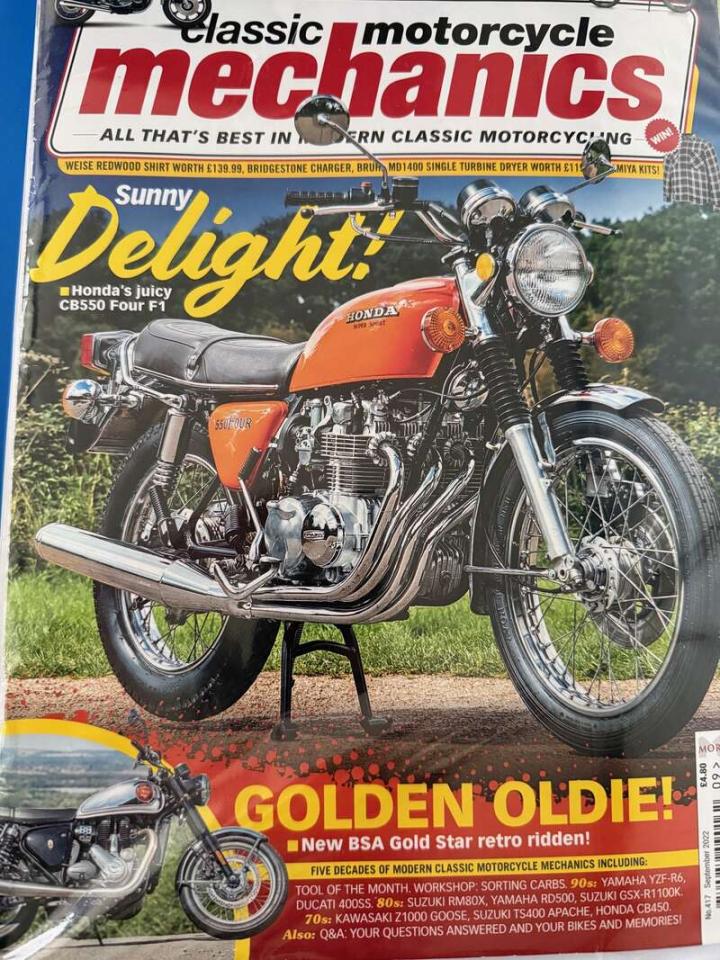 1976 Honda CB550F SUPER SPORT