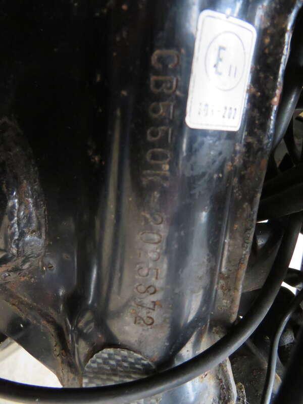 1979 Honda CB550K FOUR