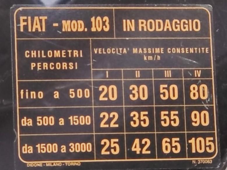 1954 Fiat 1100 103 B