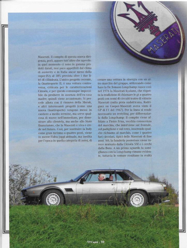 1983 Maserati KYALAMI 4.9