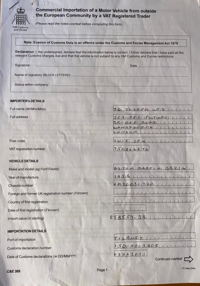 1958 Aston Martin DB MkIII