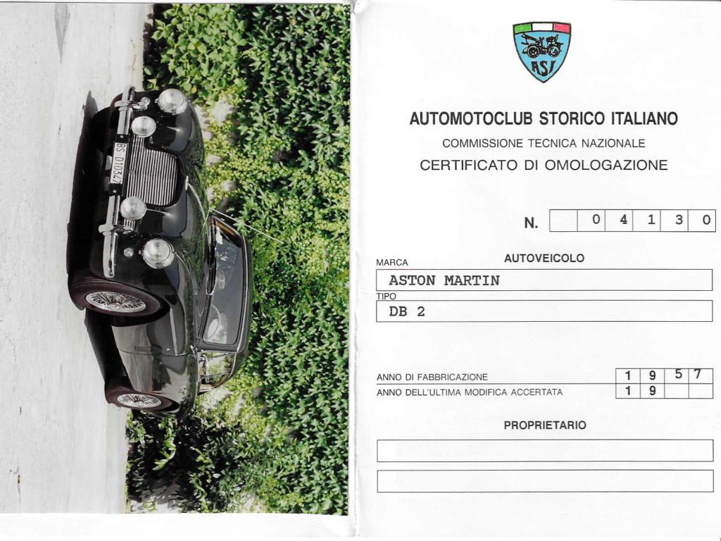 1957 Aston Martin DB2/4 SALOON