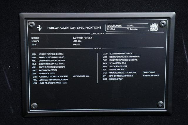 2021 Ferrari F8 Tributo