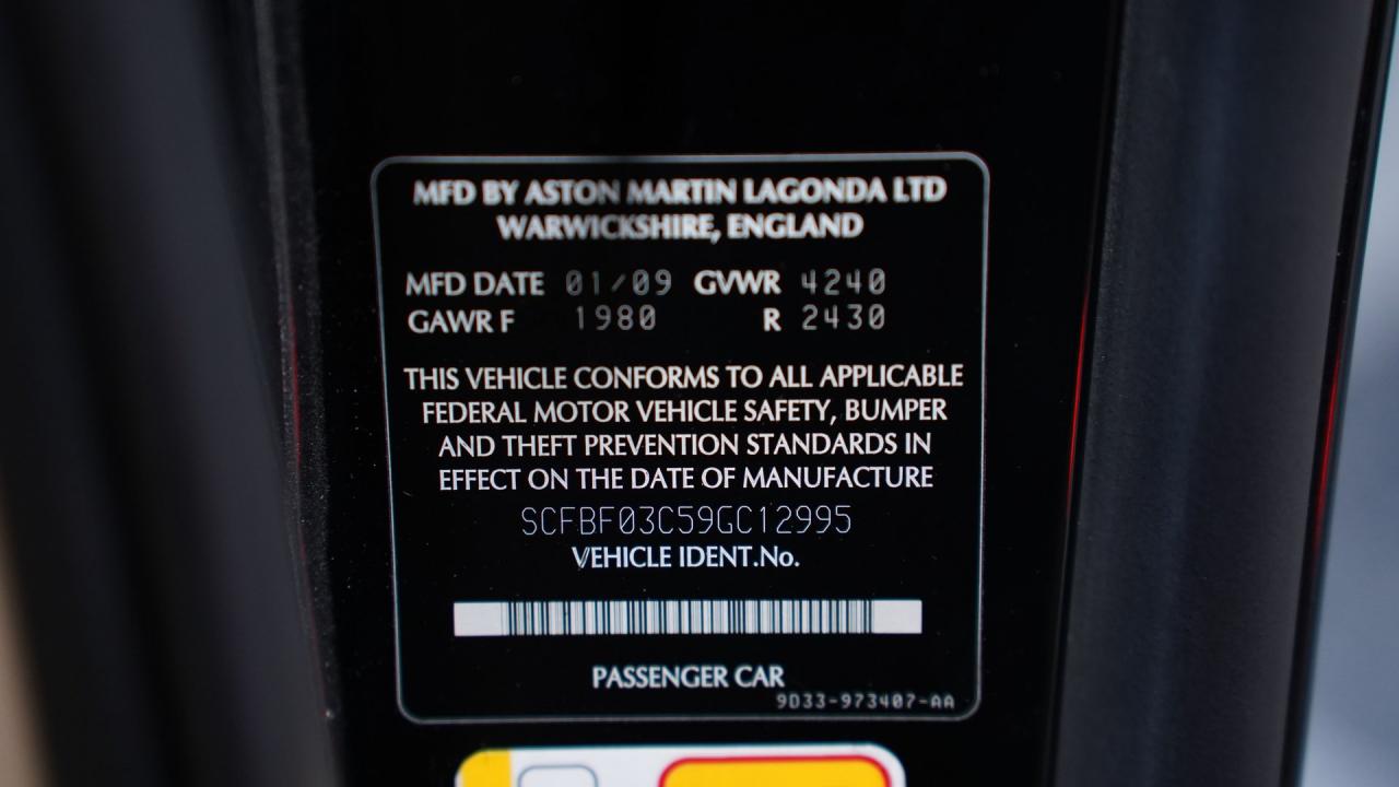 2009 Aston Martin Vantage V8