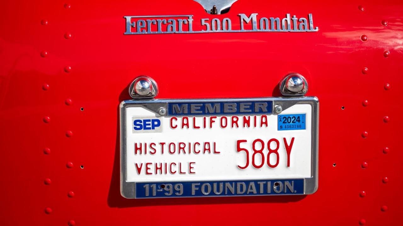1954 Ferrari 500 Mondial Pinin Farina Spider