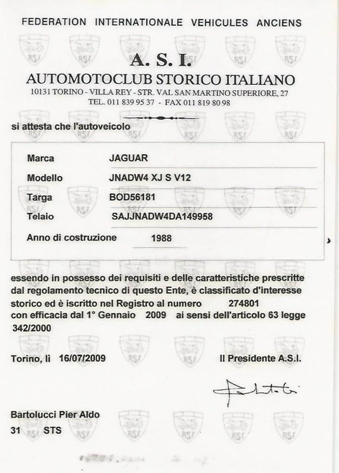 1988 Jaguar XJ SC V12 5.3