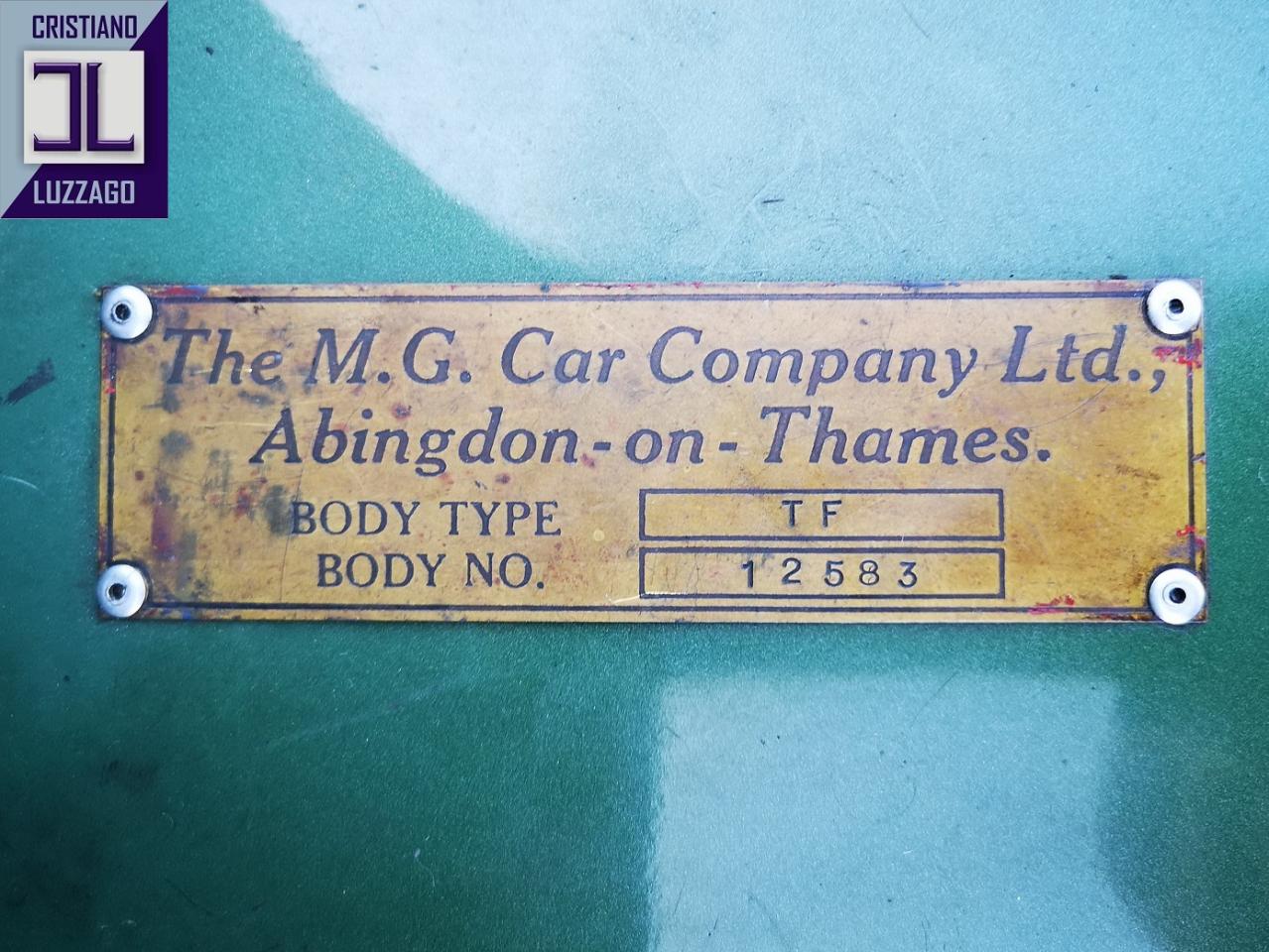 1954 MG TF MIDGET 1250