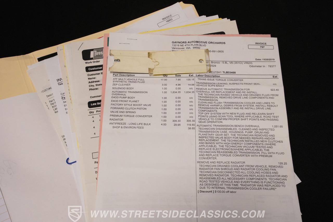 1996 Ford Bronco XLT 4X4