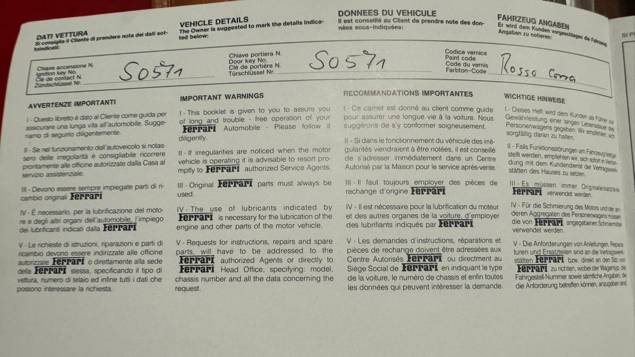 1991 Ferrari Testarossa