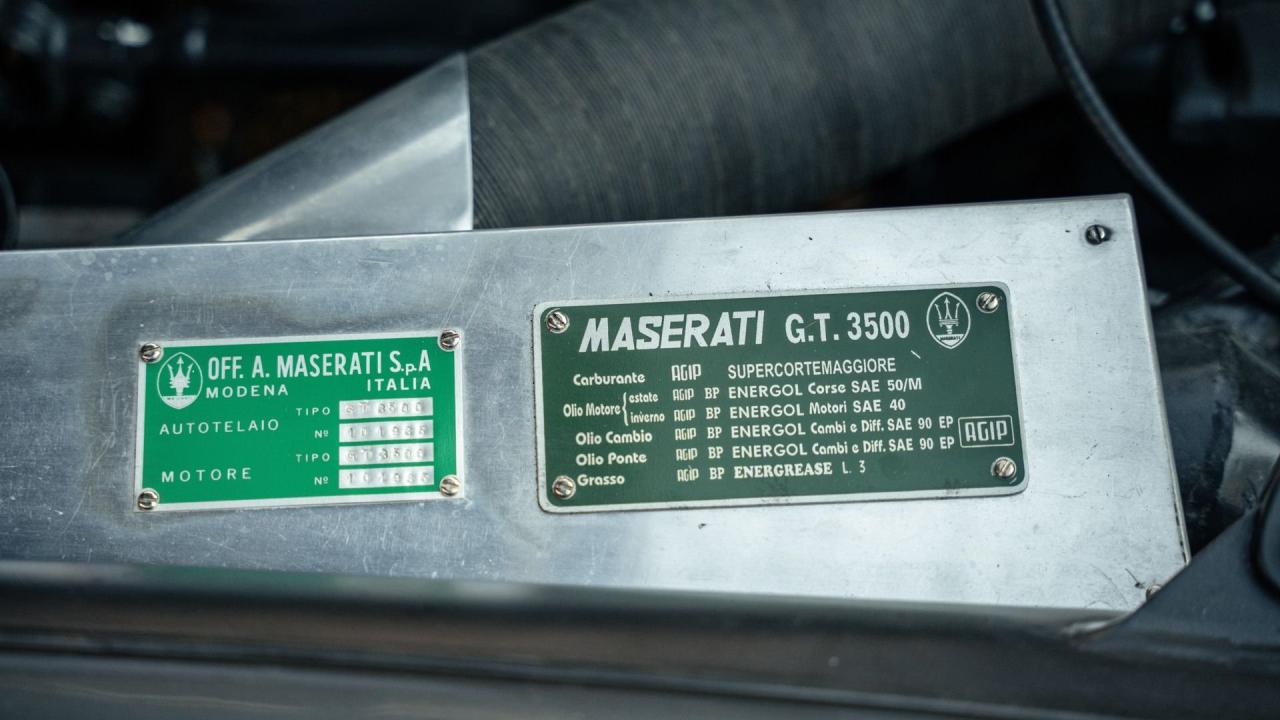 1960 Maserati 3500 GT Vignale Spyder