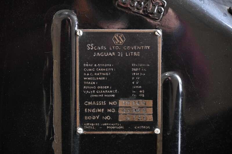 1937 SS JAGUAR SPORTS SALOON