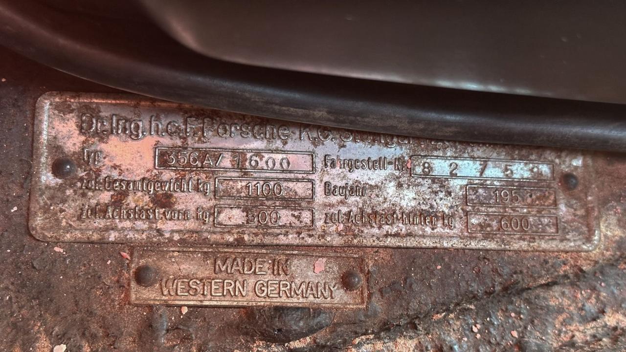 1957 Porsche 356 A 1600 Speedster