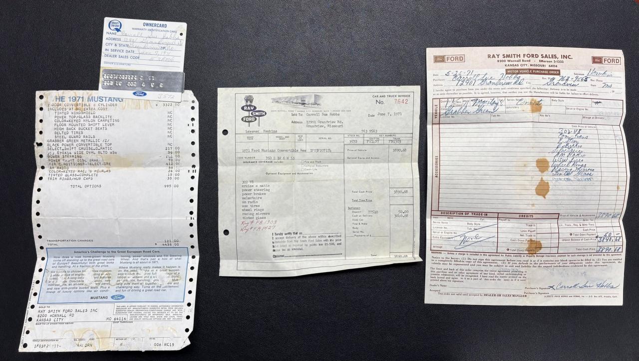 1971 Ford Mustang Convertible