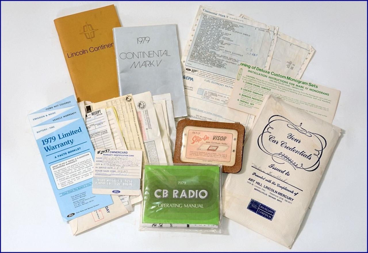 1979 Lincoln Continental MK V Collectors Series