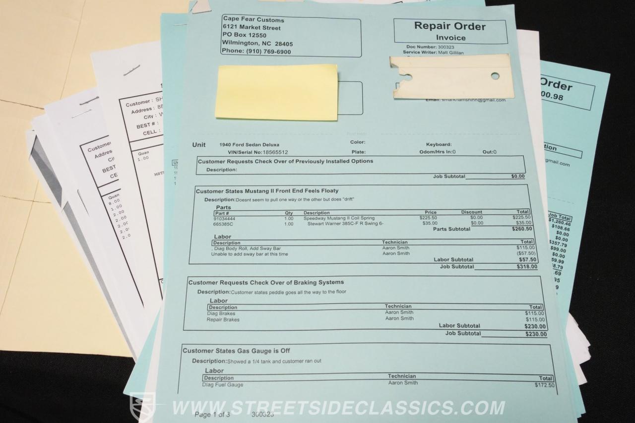 1940 Ford Deluxe Tudor Sedan