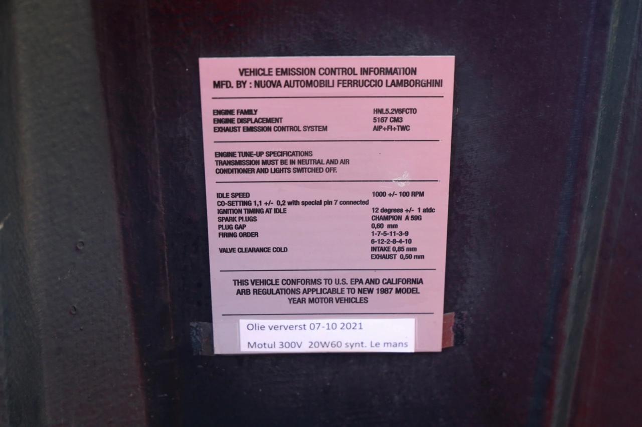 1987 Lamborghini Countach 5000 QV