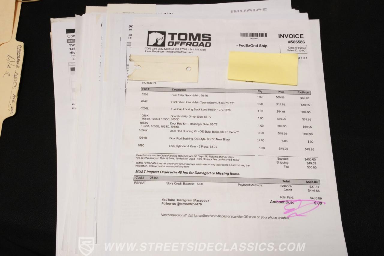 1972 Ford Bronco Sport 4x4