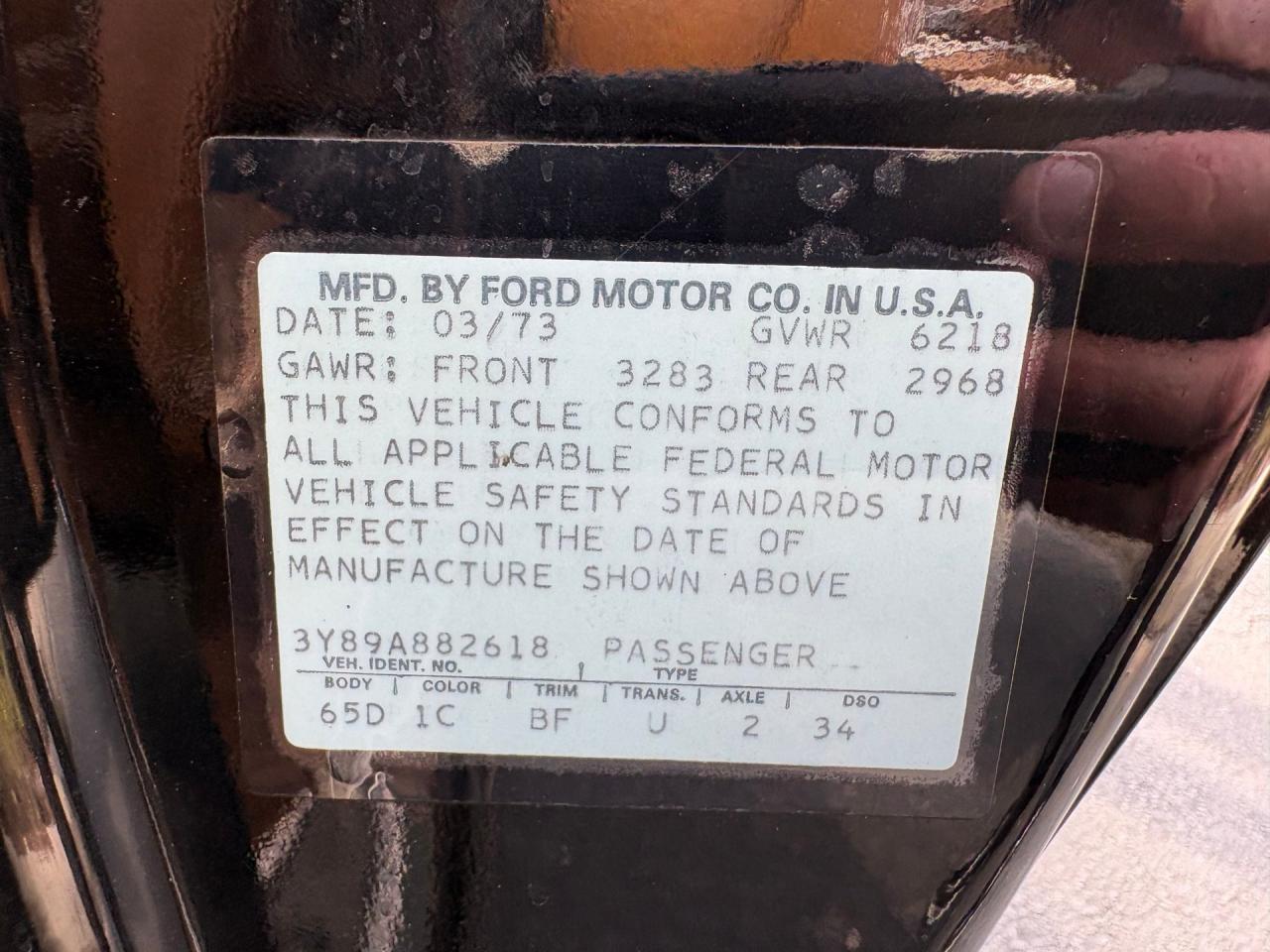 1973 Lincoln Continental Mark IV