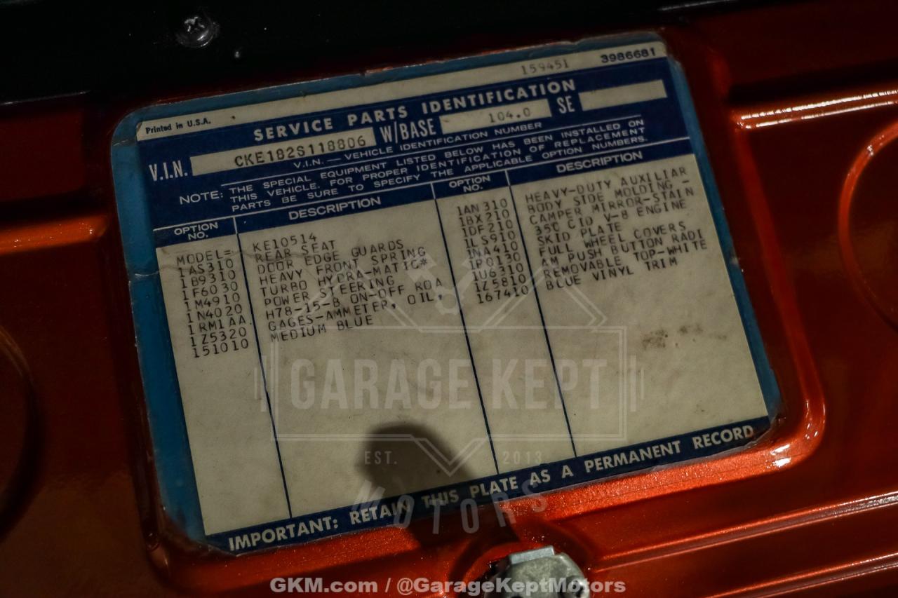 1972 Chevrolet K5 Blazer