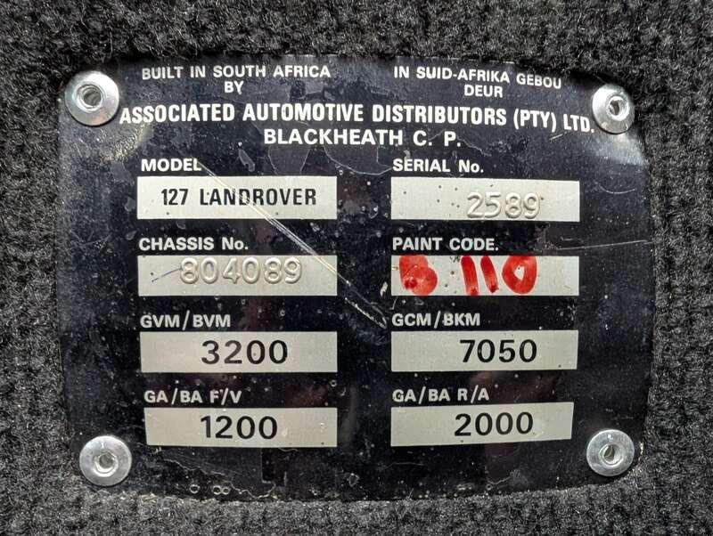 1993 Land Rover DEFENDER 127 DUAL CAB PICK UP