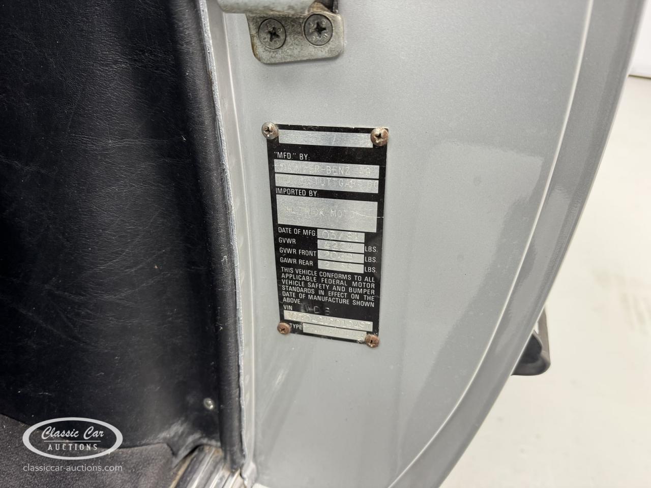 1981 Mercedes - Benz 280 SL