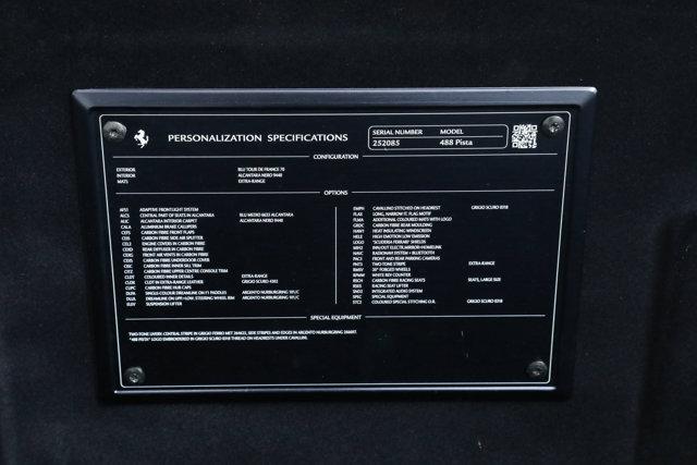 2020 Ferrari 488 PISTA