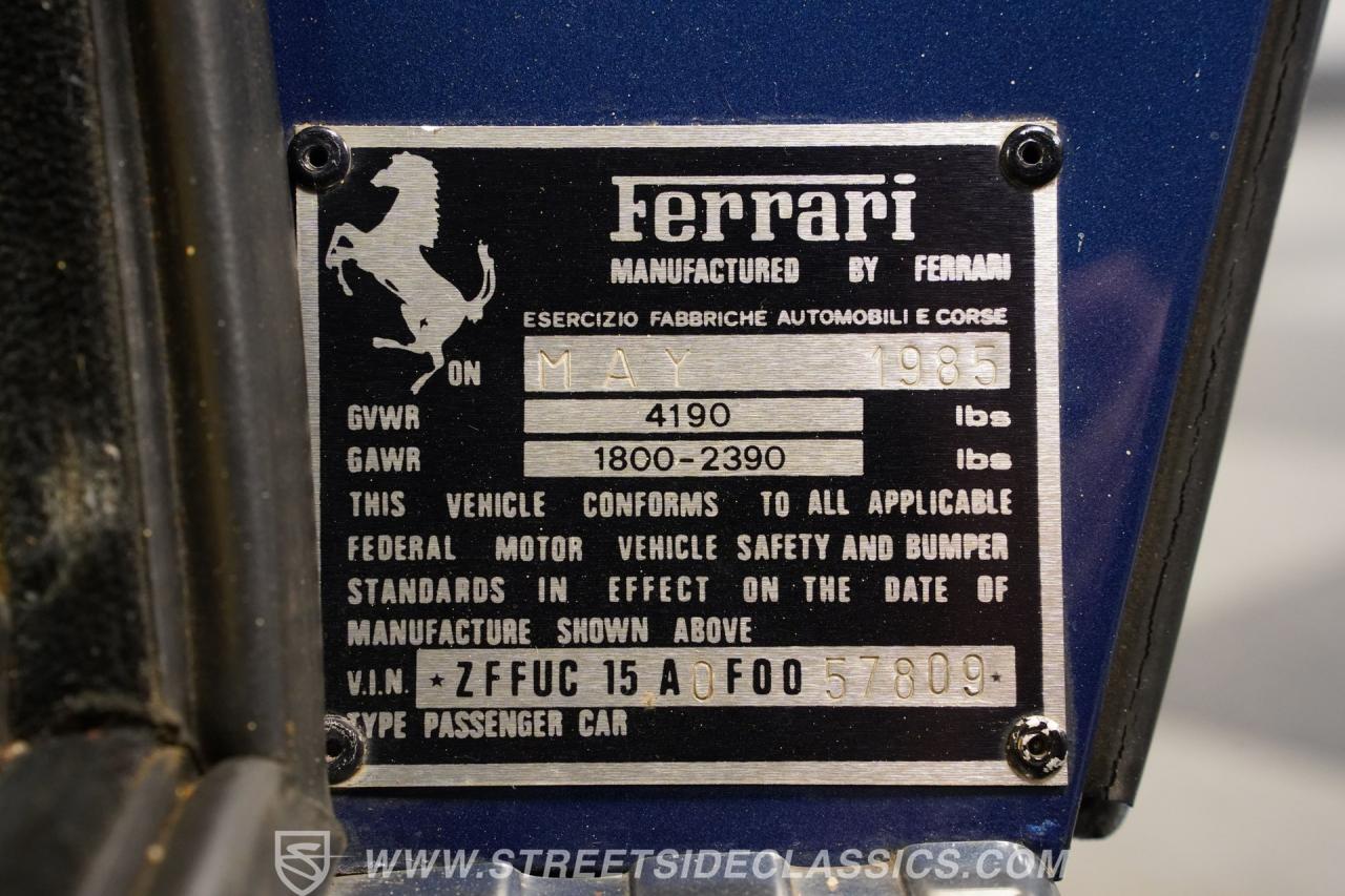 1985 Ferrari Mondial 3.0 QV