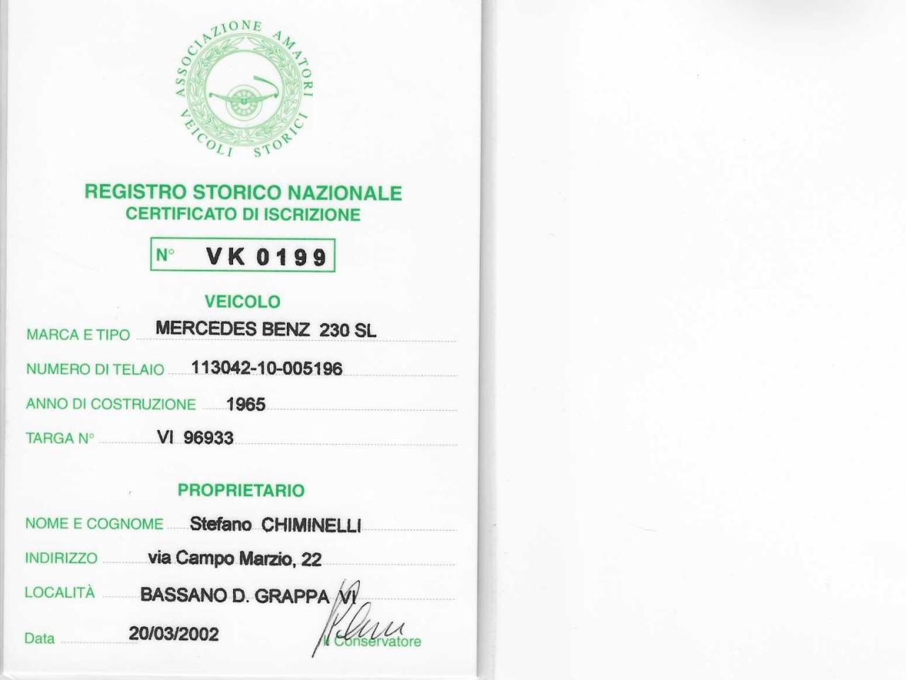 1965 Mercedes - Benz 230 SL PAGODE