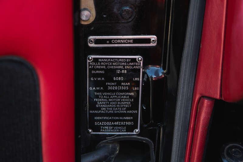 1990 Rolls - Royce Corniche