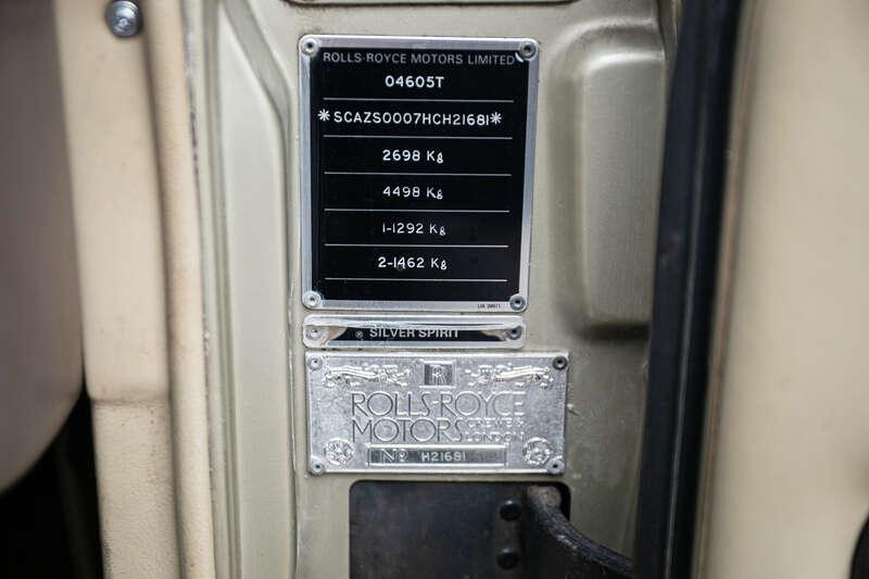 1987 Rolls - Royce Silver Spirit 