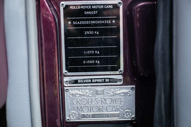 1994 Rolls - Royce SILVER SPIRIT III