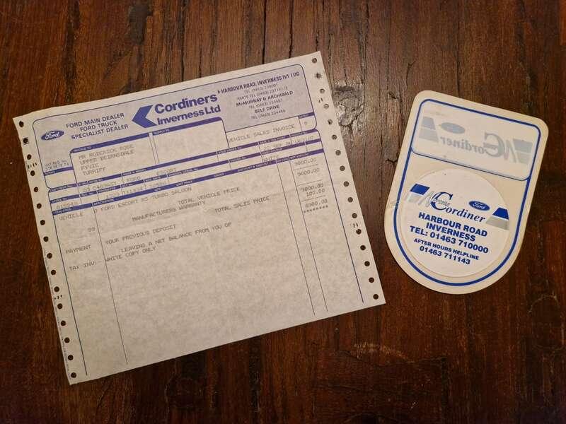 1986 Ford ESCORT RS TURBO