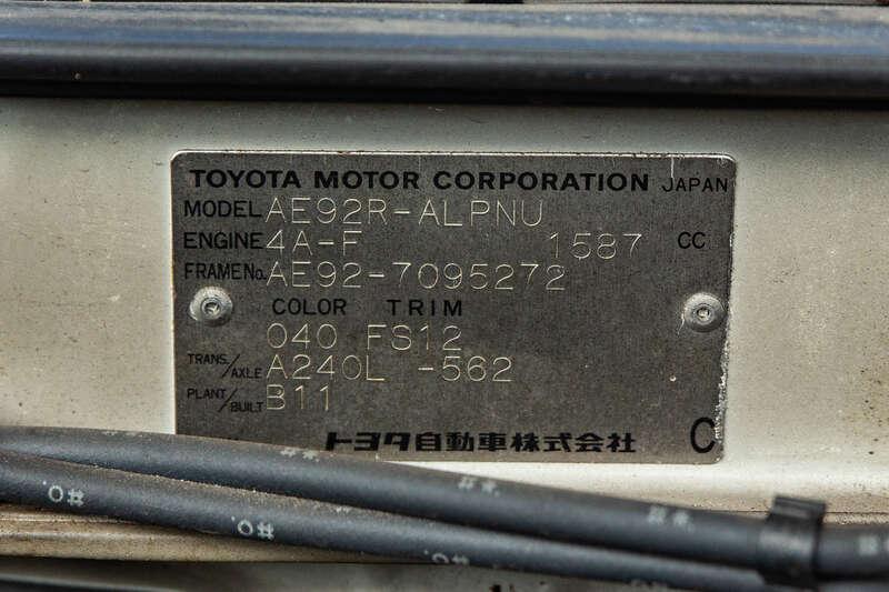 1991 Toyota COROLLA