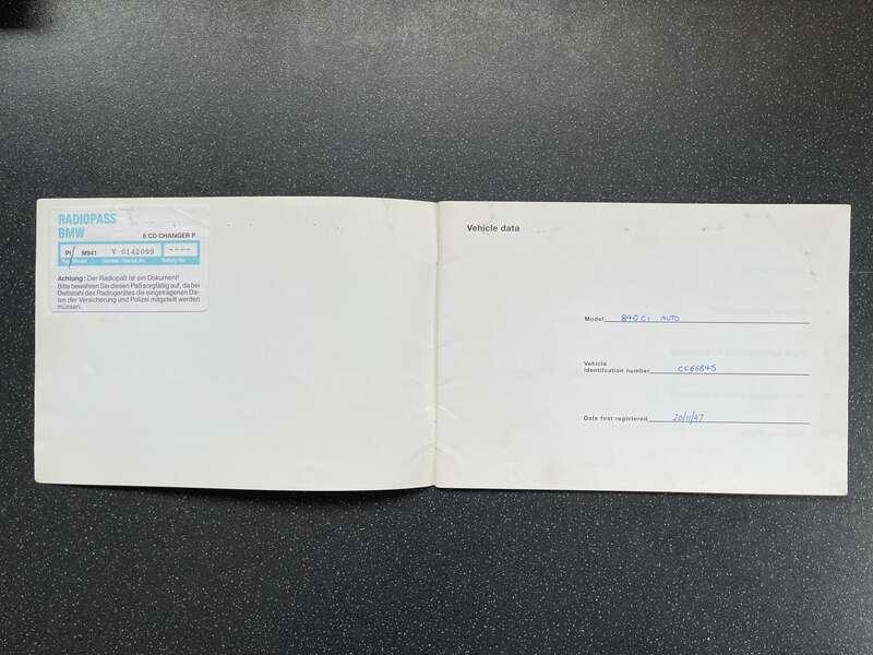 1997 BMW 840 CI SPORT