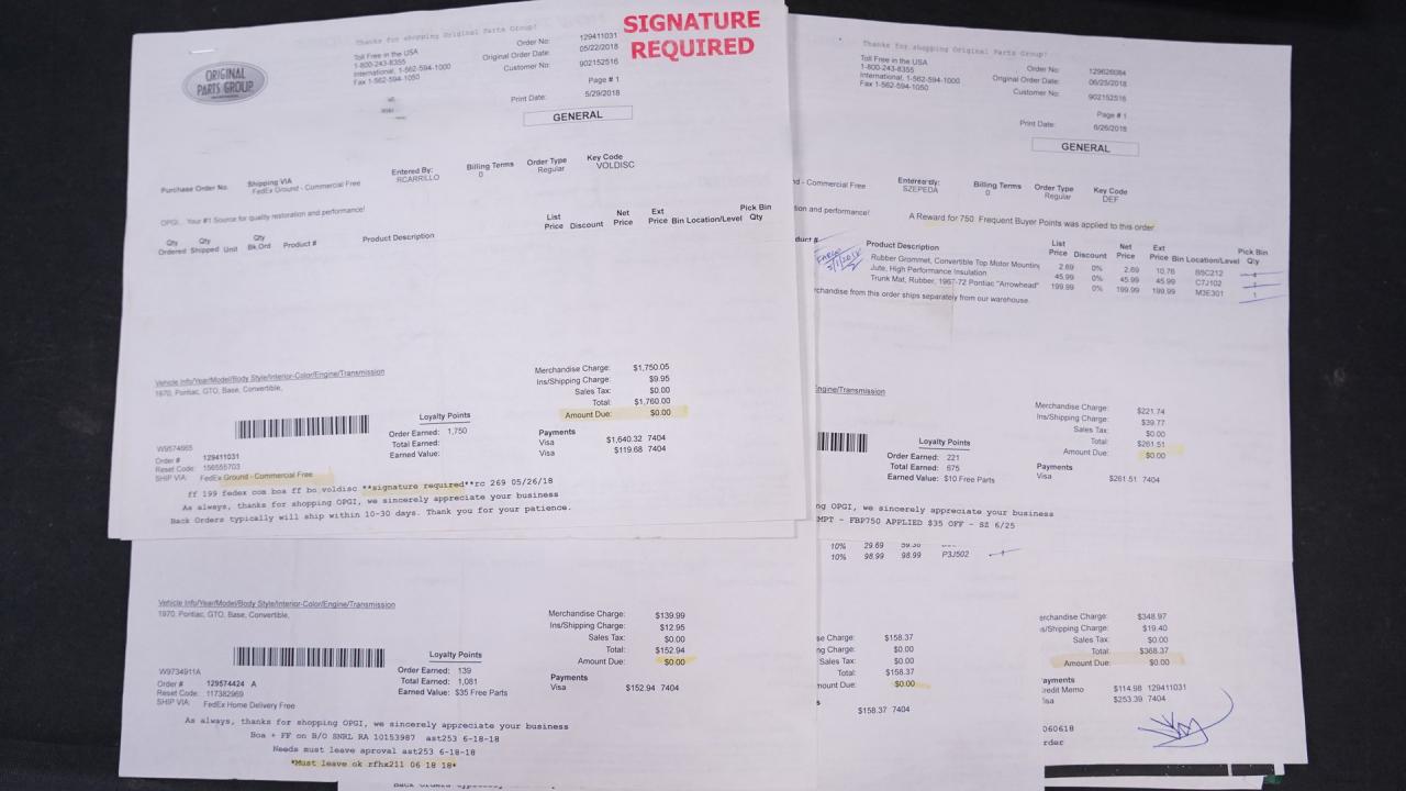 1970 Pontiac GTO Convertible