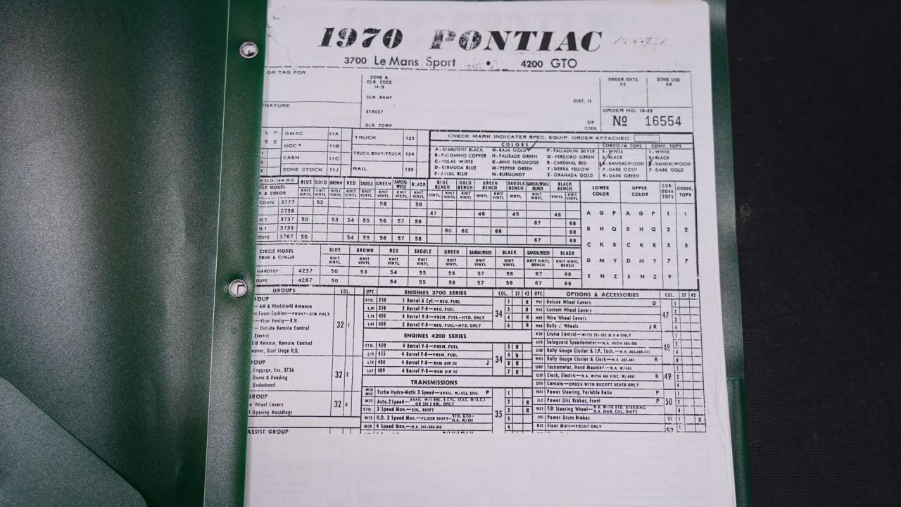 1970 Pontiac GTO Convertible