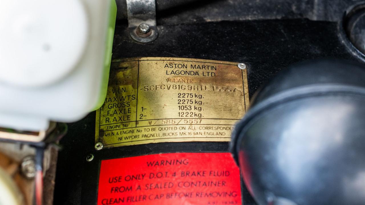 1987 Aston Martin V8 Volante