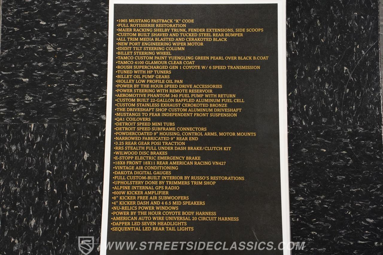 1965 Ford Mustang 2+2 Fastback Restomod