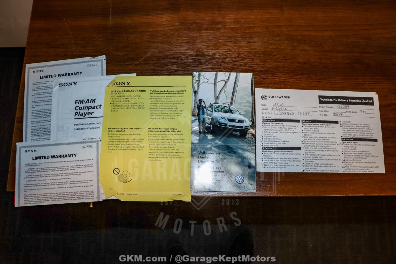 2003 Volkswagen EuroVan