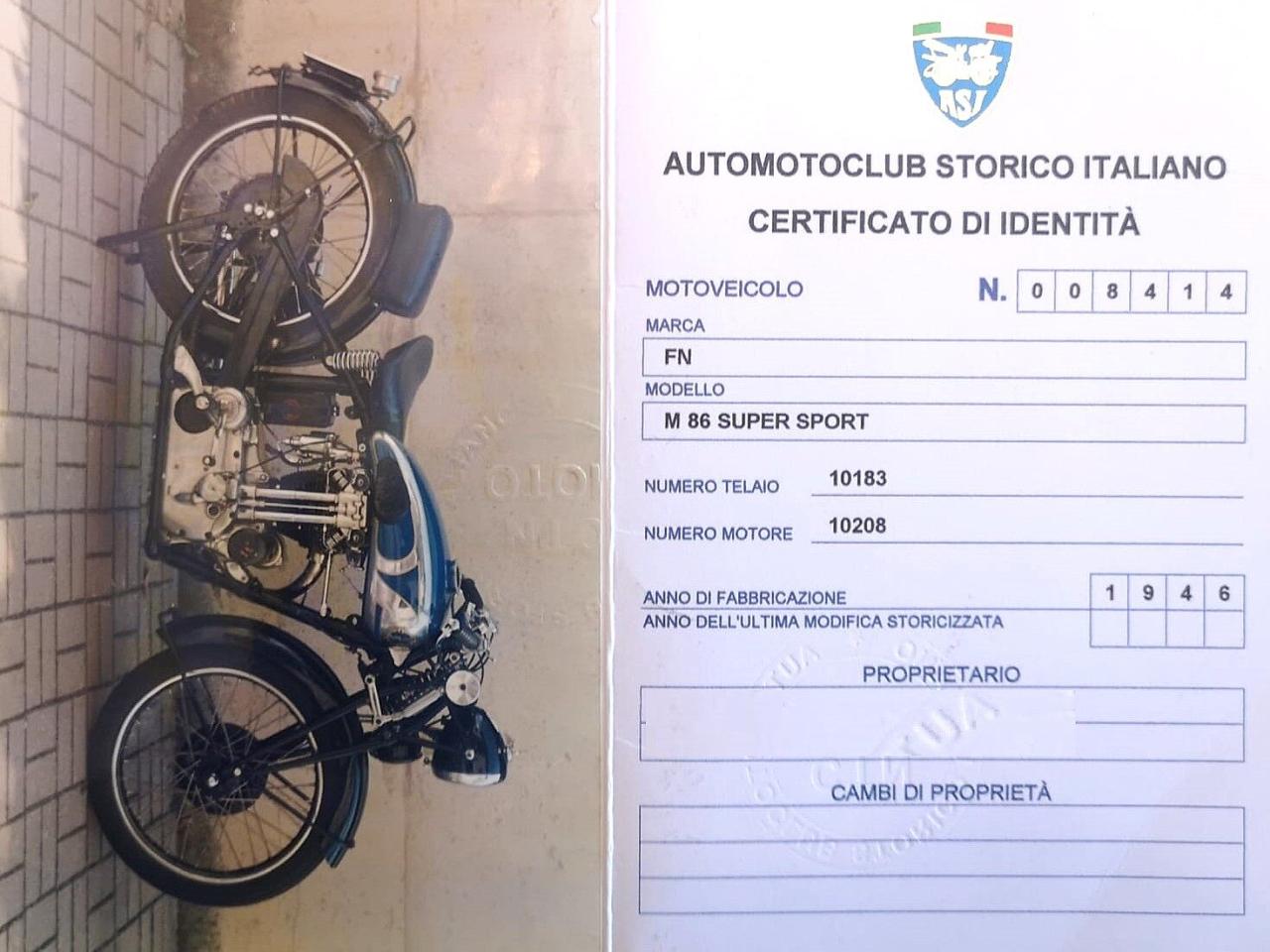 1946 Fn M86 SUPER SPORT