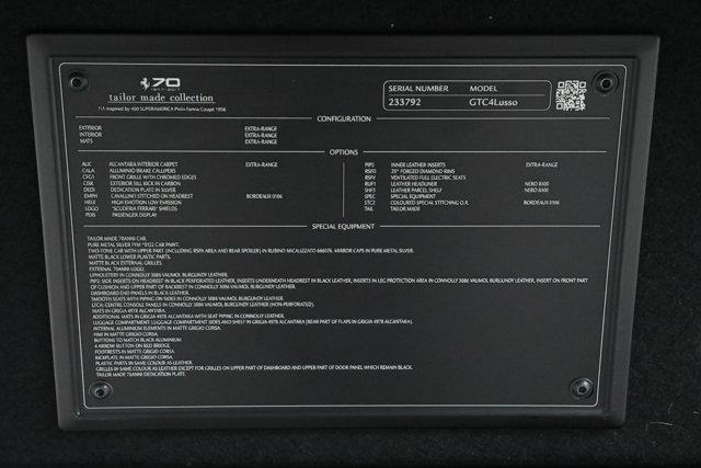 2018 Ferrari GTC4Lusso