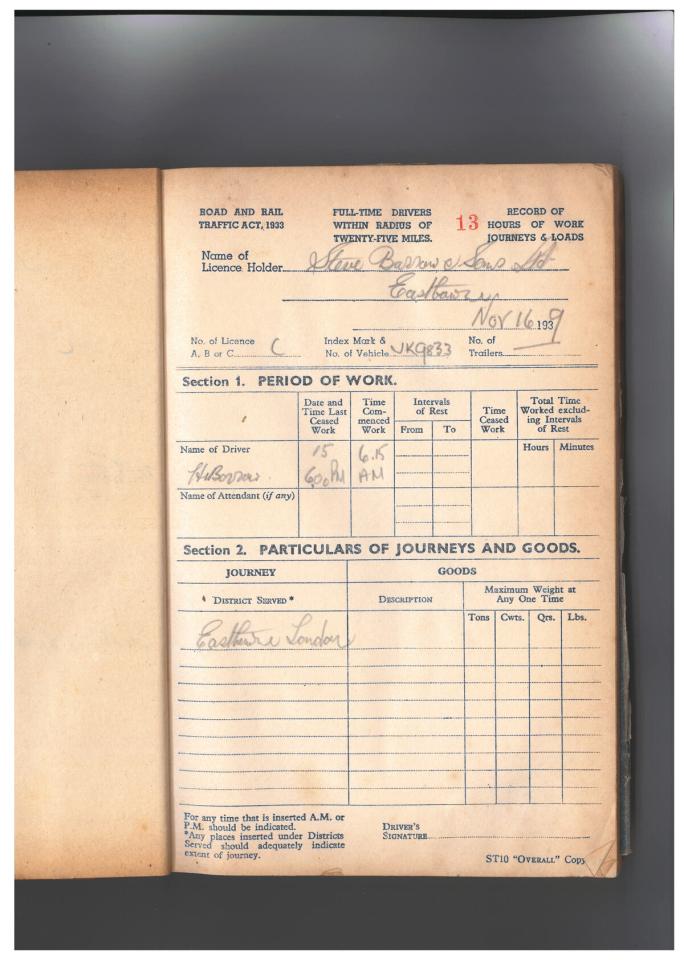 1946 Ford BED OL BD DROPSIDE LORRY