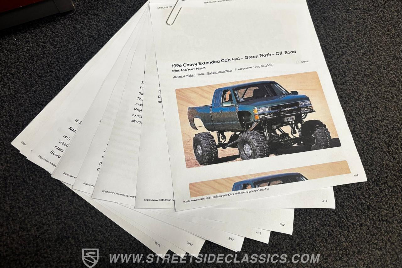 1988 Chevrolet C1500 4X4 Custom Monster Truck